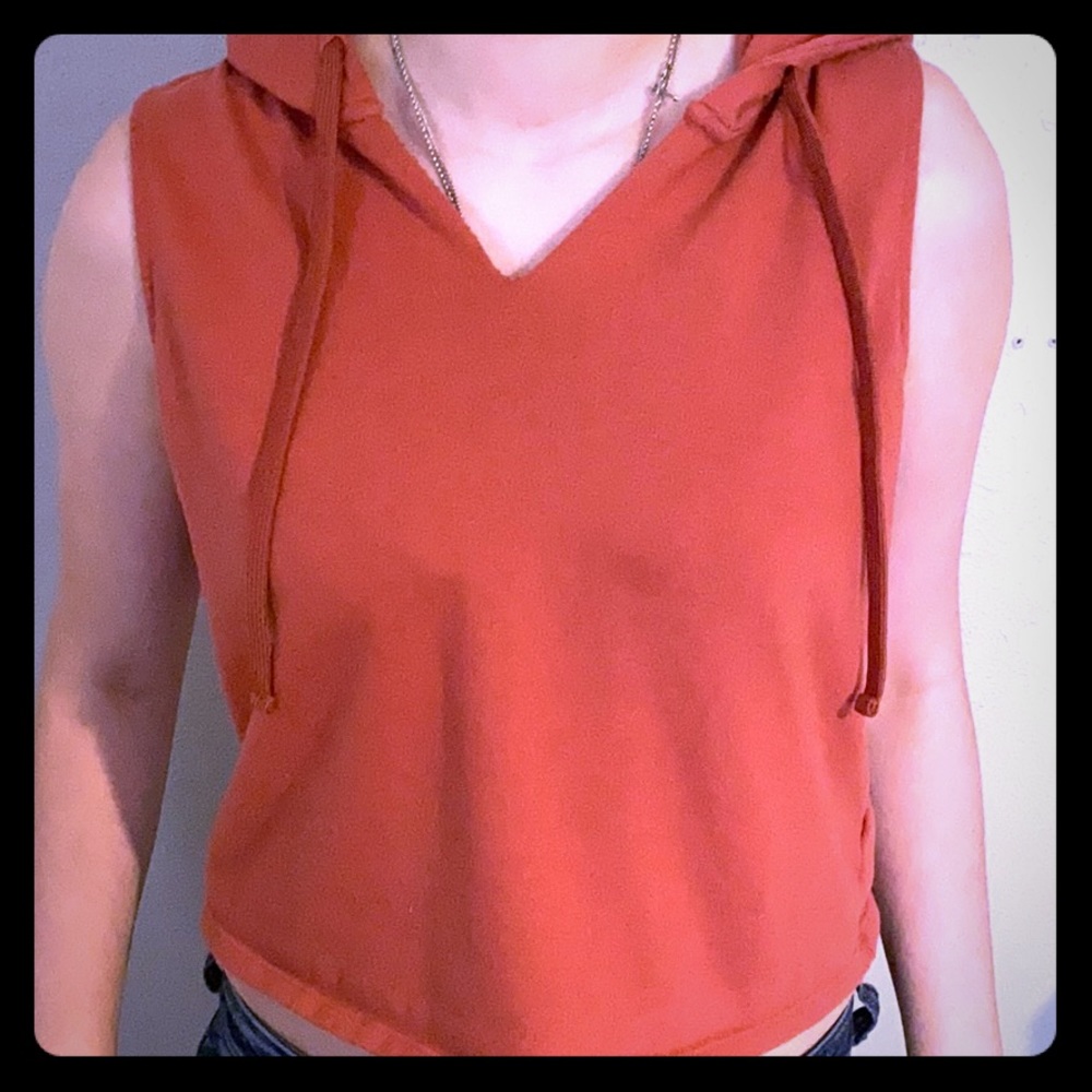 Hooded Crop Top